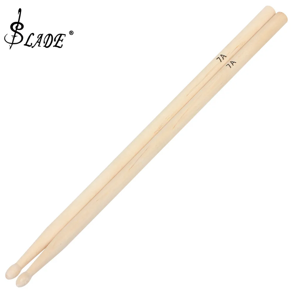 

5Pairs/lot Durable Maple Wood Drum Sticks 7A Drumsticks