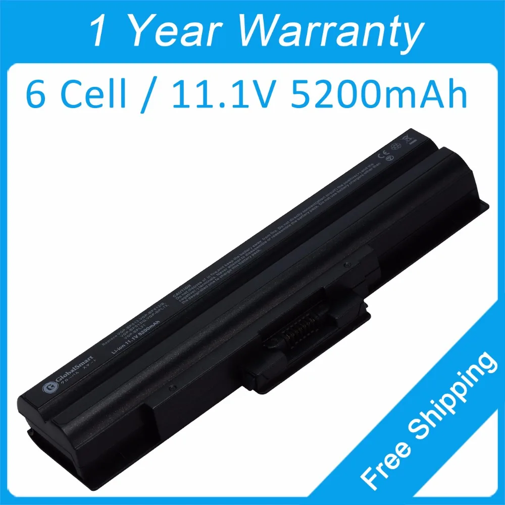 

6 cell 5200mah laptop battery VGP-BPS21 VGP-BPS13B/Q VGP-BPS13B/S VGP-BPS13A/R for SONY VGN-FW11 VGN-FW11E VGN-FW140E VGN-NW91GS