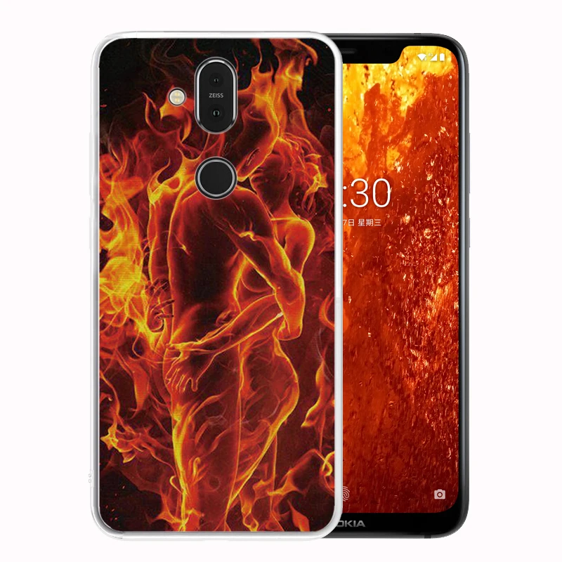 Мягкий силиконовый прозрачный чехол из ТПУ для Nokia 7 2 6 X6 X7 8 1 Plus X5 9 PureView X71 Прочный с