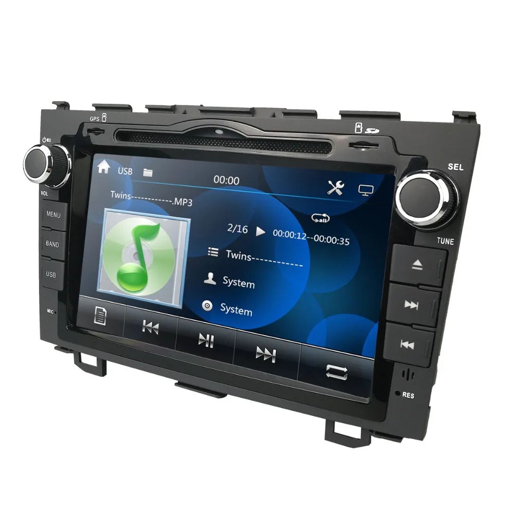 2 DIN Размер автомобильный стерео DVD GPS NAV радио для Honda CRV CR V 2007 2011 GPS/RDS/USB/SD/SWC/BT/CAM