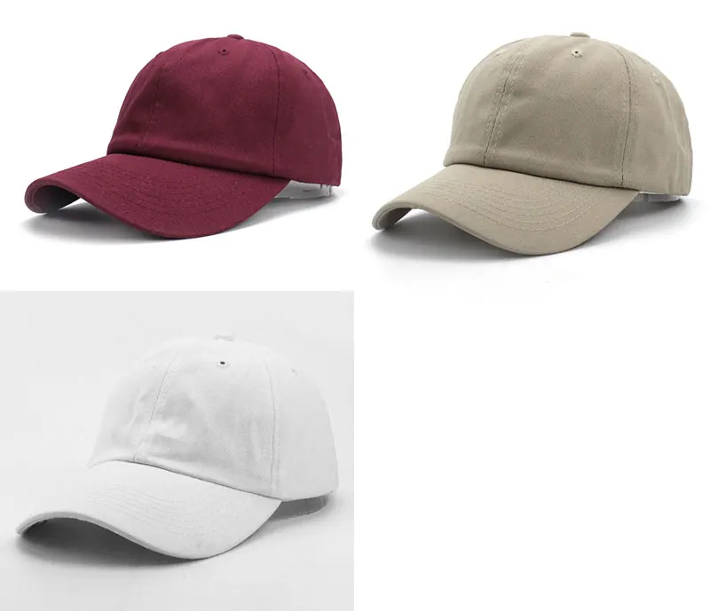 Черные и темно-красные туфли Кепки одноцветное Цвет Бейсбол Кепки Snapback хлопок Casquette Шапки установлены Повседневное Gorras хип-хоп папа Шапки для Для мужчин для женщин