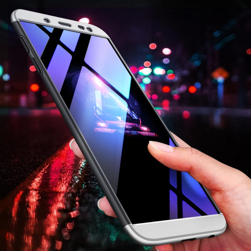 Модный двухцветный чехол для Samsung Galaxy J6 2018 J600 J600F чехлы съемная задняя крышка