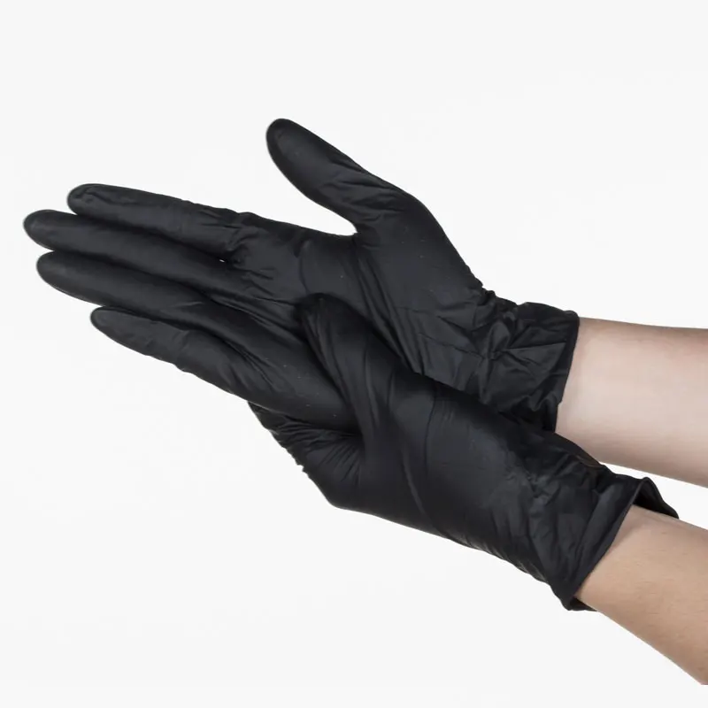 100 pcs High Quality Tattoo &amp Body Art Black Disposable Latex Gloves Available Size Accessories Free Shipping | Красота и здоровье