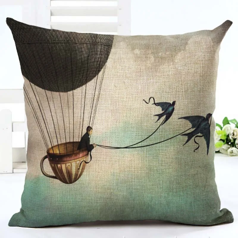 Модный Чехол на подушку с цифровым принтом наволочка рисунком декоративное