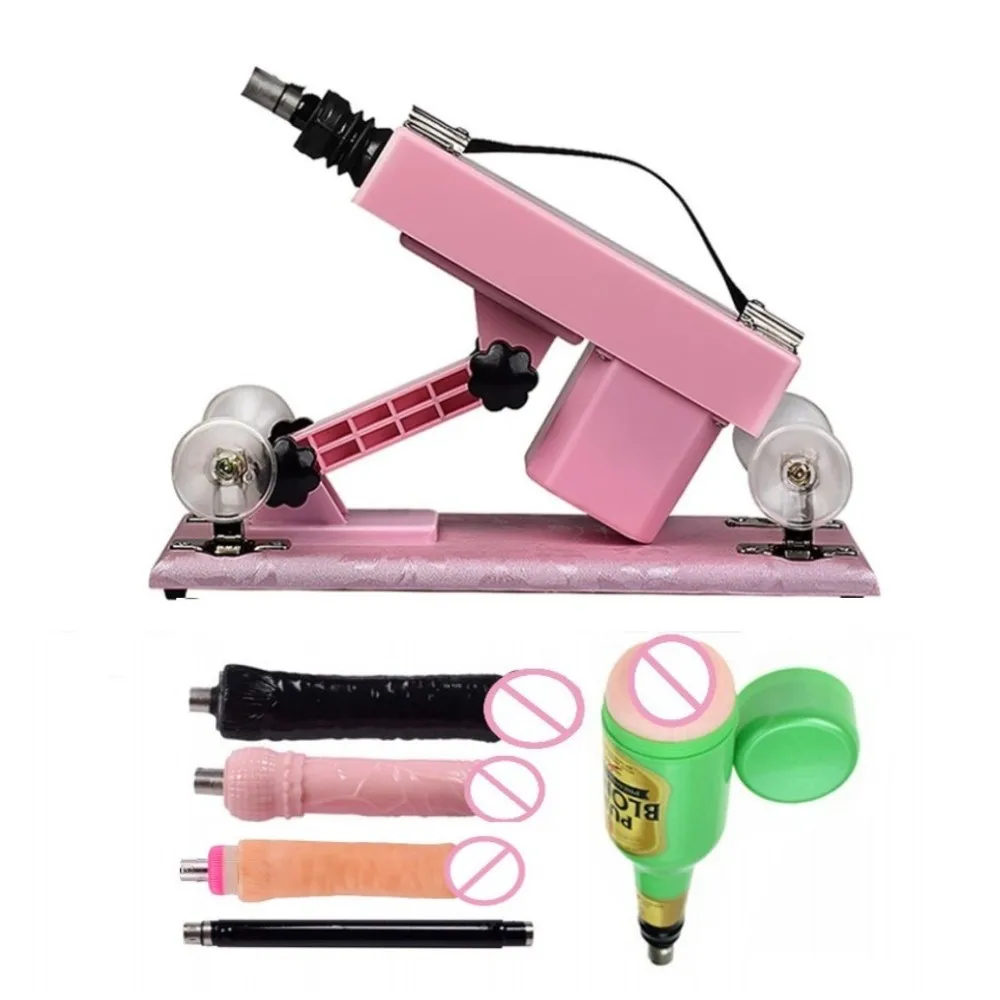 Выдвижная секс-машина Дилдо Вибратор с 3 фаллоимитаторами 1 Вагина чашка