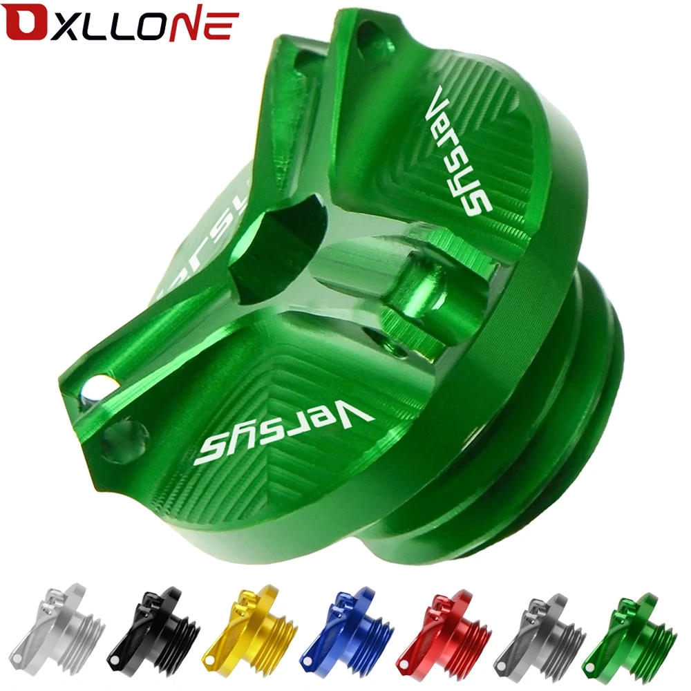 

Алюминиевые аксессуары для мотоциклов масляный наполнитель стакана двигателя сливной Заглушка Крышка винт крышки гайка для Kawasaki Versys 650 ...