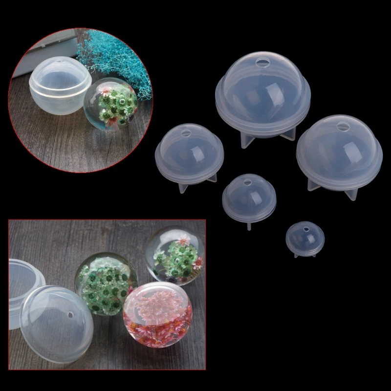 

Stereo Spherical Silicone Mold Jewelry Making DIY Balls Resin Decoration Crafts