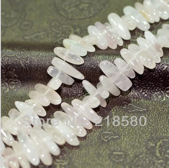 

H-CCB04 Rose Pink Quartz Crystal Spike Stick Point Beads 16inch Strand Approx 5mmx14mm-6mmx25mm