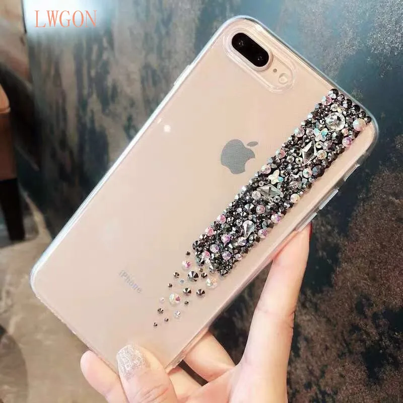 Светло-голубой Алмаз чехол для Voor huawei Honor Note 10 фотоаппаратов моментальной печати 7