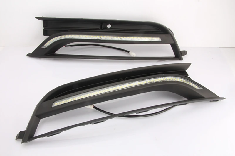 1 пара автомобильных мигающих дневных ходовых огней для Volkswagen VW Passat 2013 2014 2015 B7