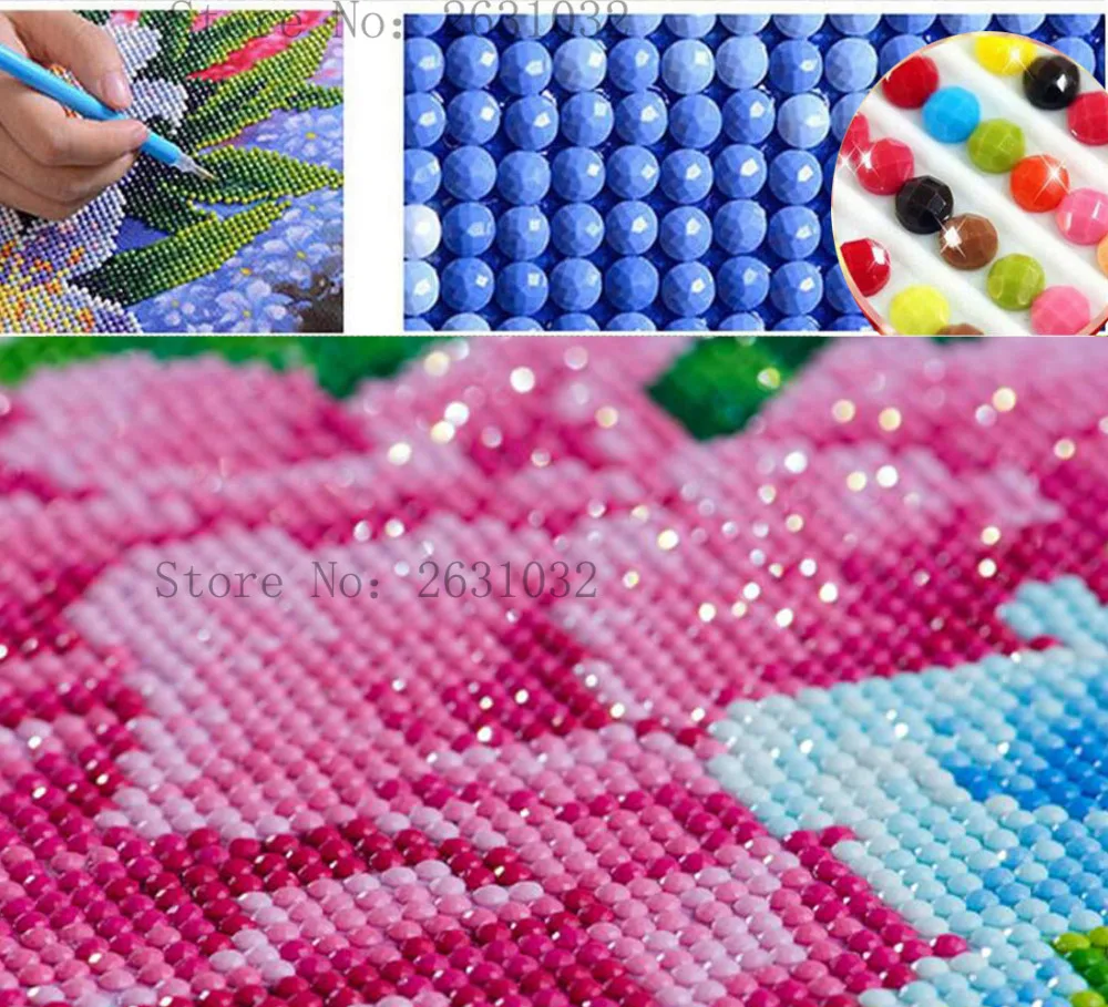 UzeQu 3D Рукоделие Алмазная мозаика вышивка крестиком Бабочка роза алмазная полная