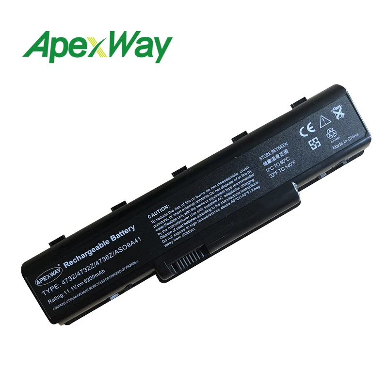 Аккумулятор Apexway для ноутбука ACER BT.00605.037 BT.00606.002 BT.00606.003 BT.00607.066 EMACHINE D525 D725 E525 E627 E725