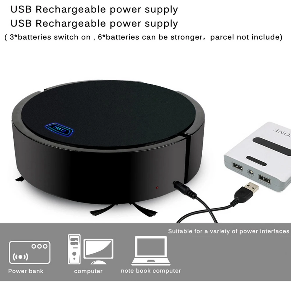 Подметальный РОБОТ анти осенний пол грязь USB пыль офисный пылесос подарок