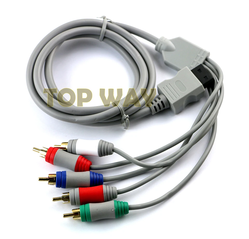 

ChengChengDianWan Component HD HDTV AV Adapter Cable Audio Video 5 RCA For Nintendo Wii 20pcs/lot