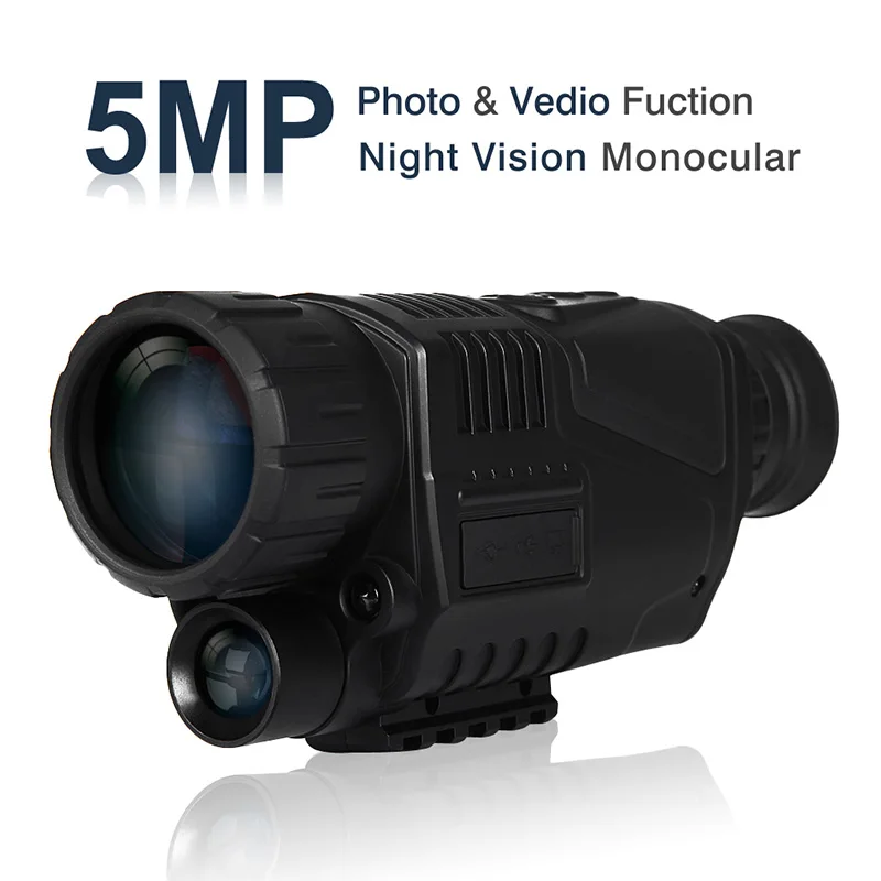 Цифровой Монокуляр ночного видения WG540 5X40 охотничий оптический прицел с функцией