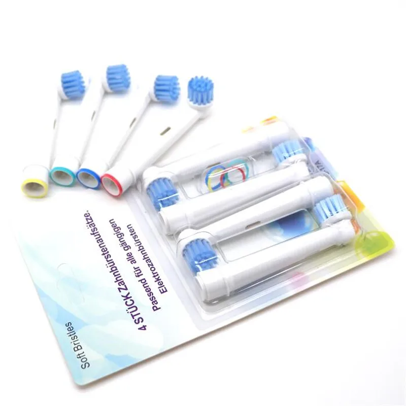 Vbatty 4 шт. Электрический Зубная щётка головки Замена для Oral B чувствительный EBS 17A