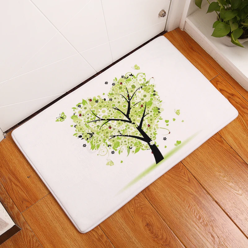 Новинка 2017 всесезонные ковры с принтом дерева Нескользящие кухонные коврики для