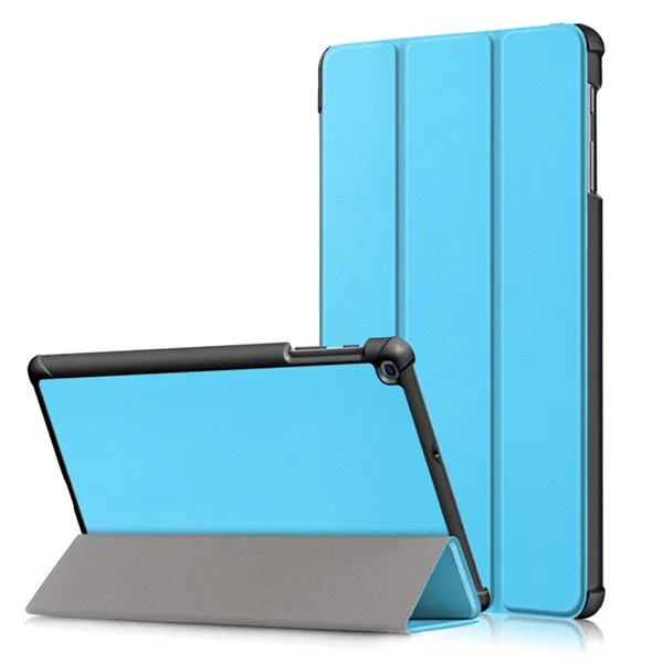 Закаленное стекло протектор экрана + PU чехол для samsung Galaxy Tab A 10 1 2019 T510 T515 SM