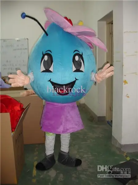 Hot selling 2014 Adult cute Flower Pink Mascot Costume fancy outfit Halloween party costume | Тематическая одежда и