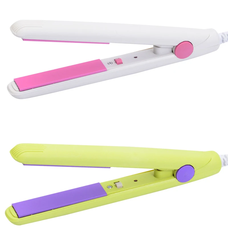 CHJ для завивки выпрямления волос 2 в 1 flat iron щипцы мини выпрямители быстрая мода