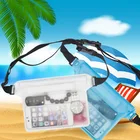 Уличная сумка для плавания для пляжа универсальный тип уплотнения для мужчин и женщин Водонепроницаемая поясная сумка ПВХ сумка для ремня для iphone мобильный телефон