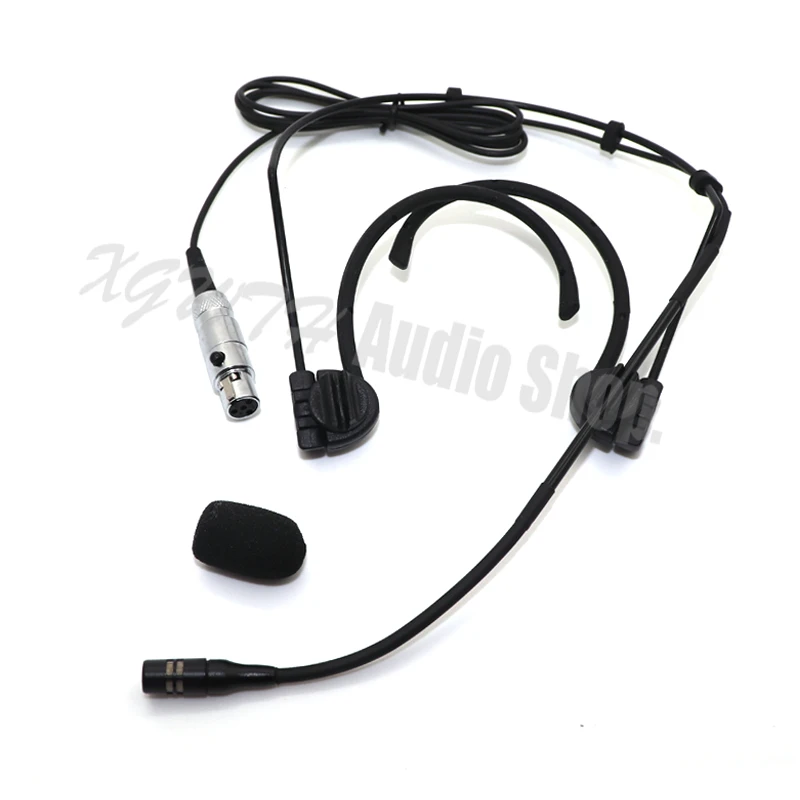 Складная двойная Ушная головка гарнитура головной микрофон для AKG Shure Audio-Technica Sennheiser MiPro Беспроводная авиационная предохранительная вилка