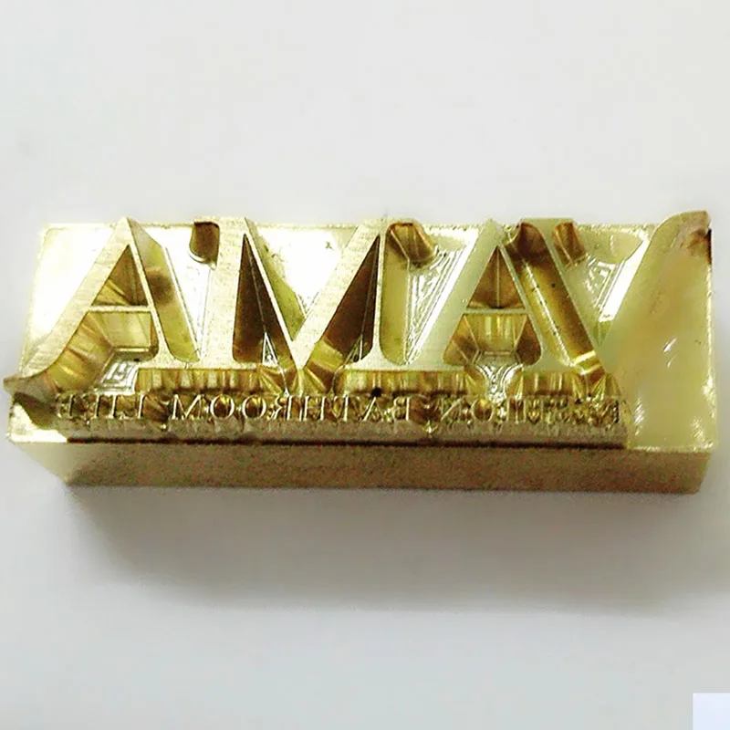 Металлическая латунная форма деревянный кожаный штамп инструмент для дизайна логотипа под заказ брендовые