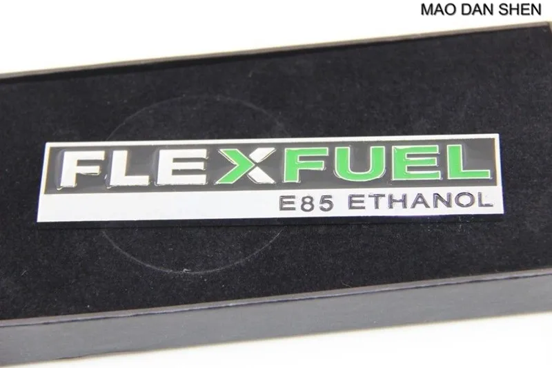 Металлический E85 этанол FlexFuel значок эмблема для задней опора для крышки багажника подходит для EVO MS86 X Шевроле GMC