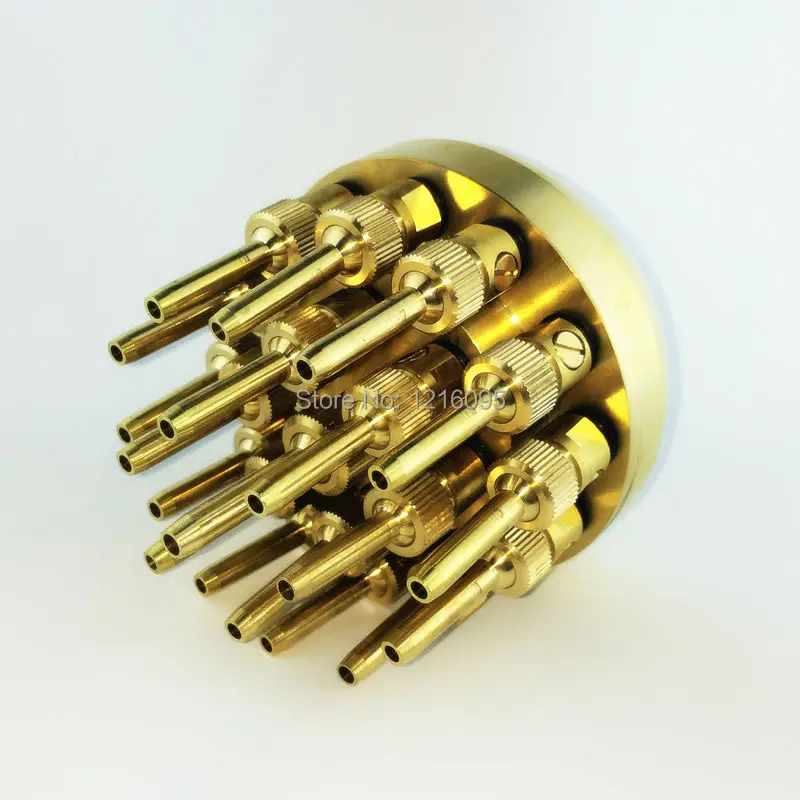 Высококачественные трехслойные форсунки для фонтана 1 дюйм 5 дюйма латунная