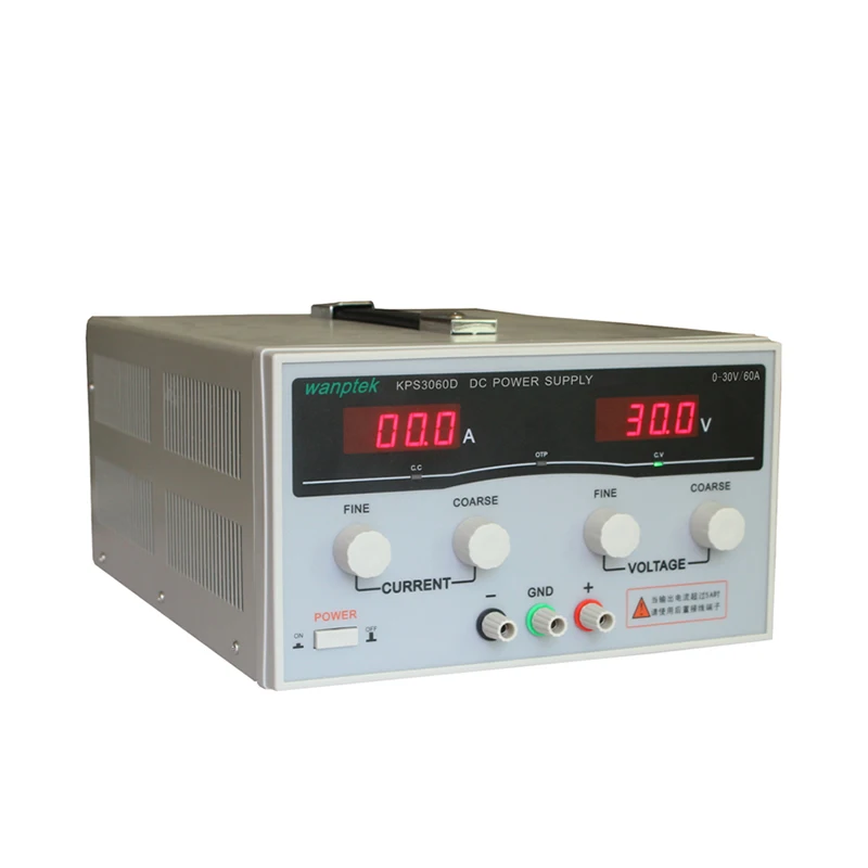 Высокоточный светодиодный импульсный источник питания 220 В 0-30 в/0-60 А KPS3060D |