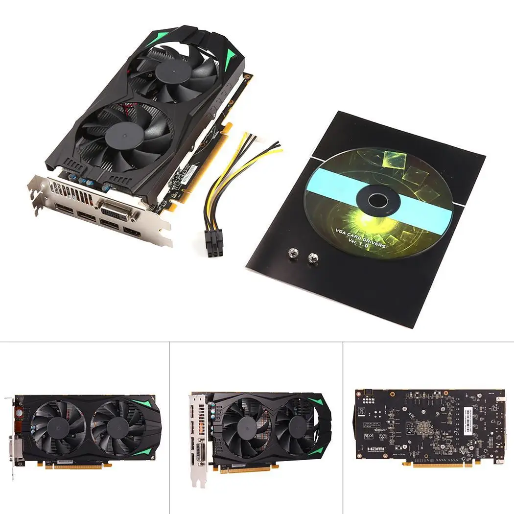 RX580 4G 2048SP D5 256Bit игровой дисплей карта Vedio дискретная видеокарта|Платы расширения| |