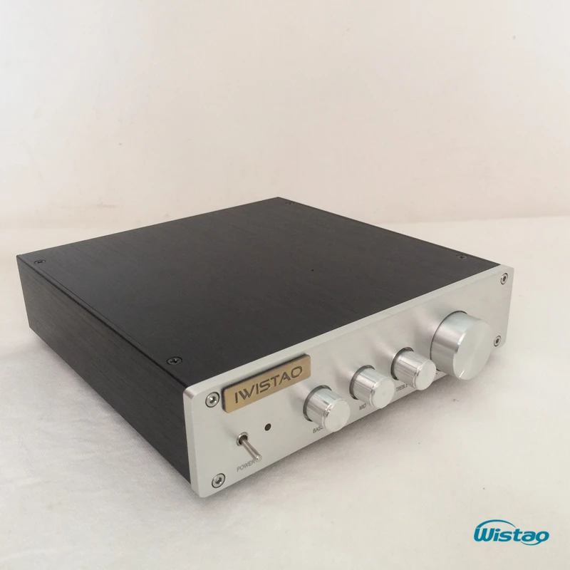 IWISTAO Hi Fi предусилитель Регулировка тона басы дрожание средняя OPA2604 LME49720 весь