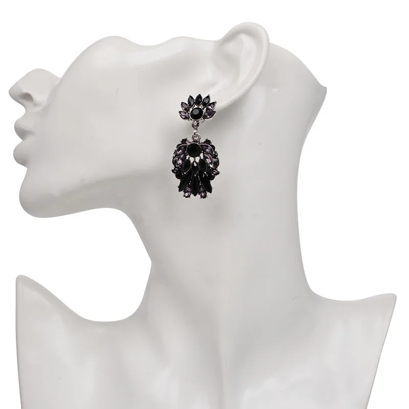Nihaojewelry Винтаж акриловый цветок кулон Серьги многоцветные для женщины Обувь