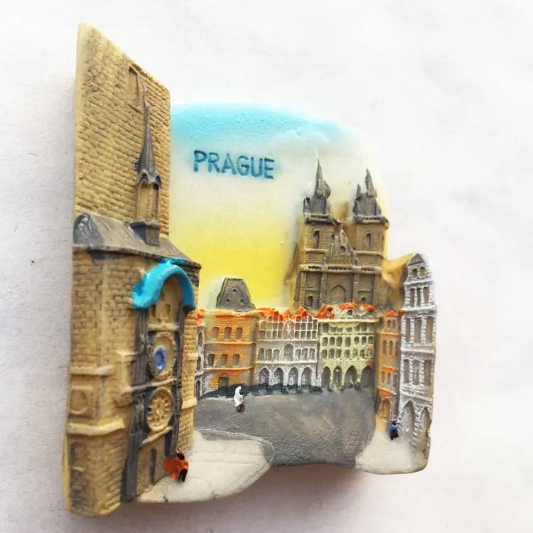 Lychee чешский Prague холодильник магнитный Стикеры известные картины пейзаж магнит