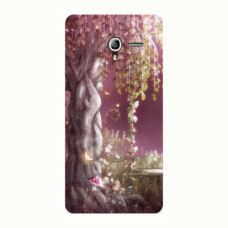 Мягкий чехол из ТПУ с 3D рельефным рисунком HD UV для Alcatel One Touch Pop 3 5 5025D 5025 задняя