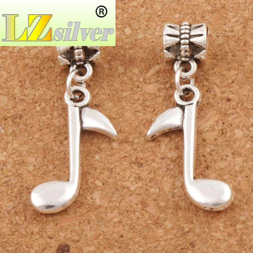 Восьмая подвеска Чарм в форме ноты бусины 100 шт. цинковый сплав соответственные