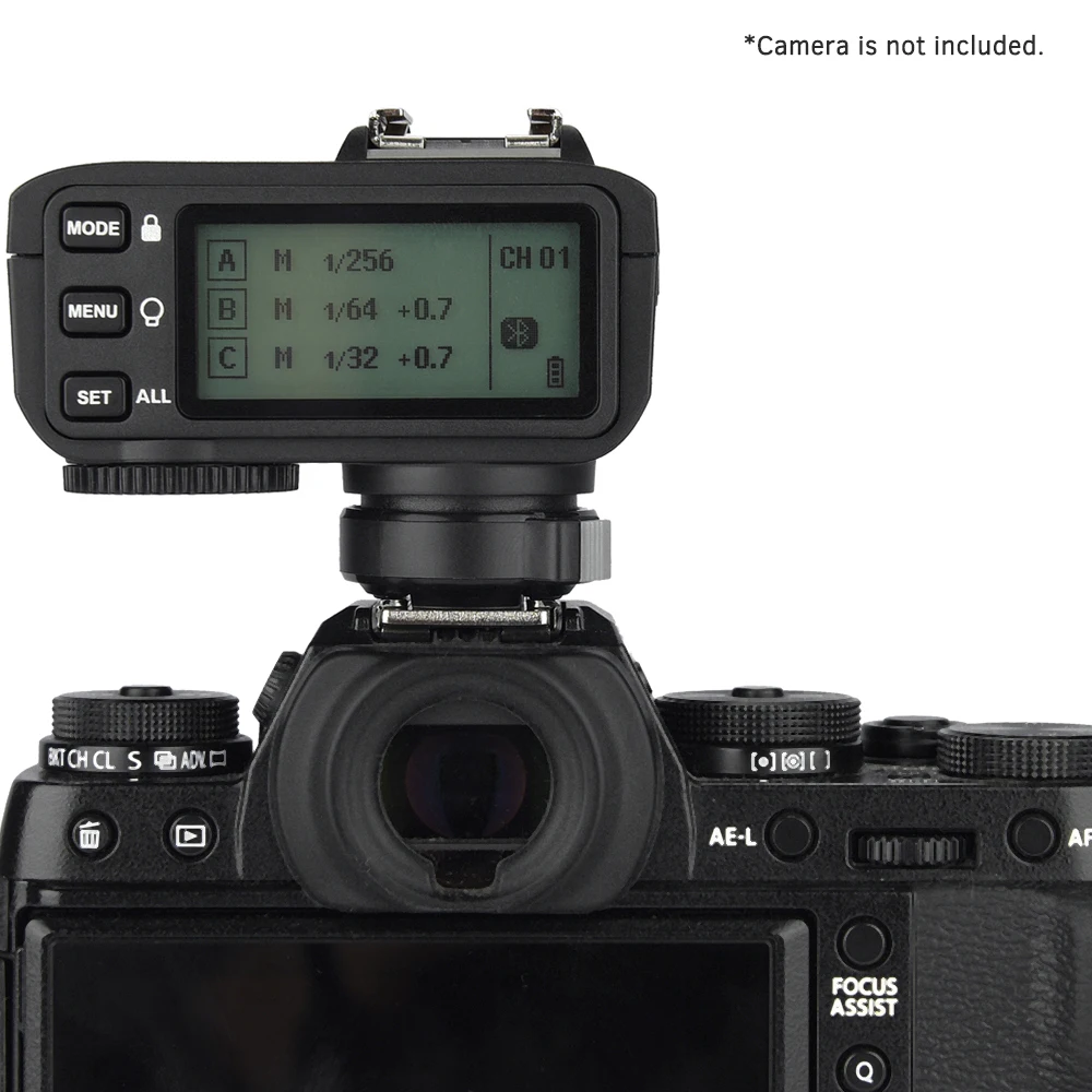 Godox X2t f Ttl 2 4g беспроводной триггер вспышки 1/8000s Hss Передатчик Кнопка спуска затвора