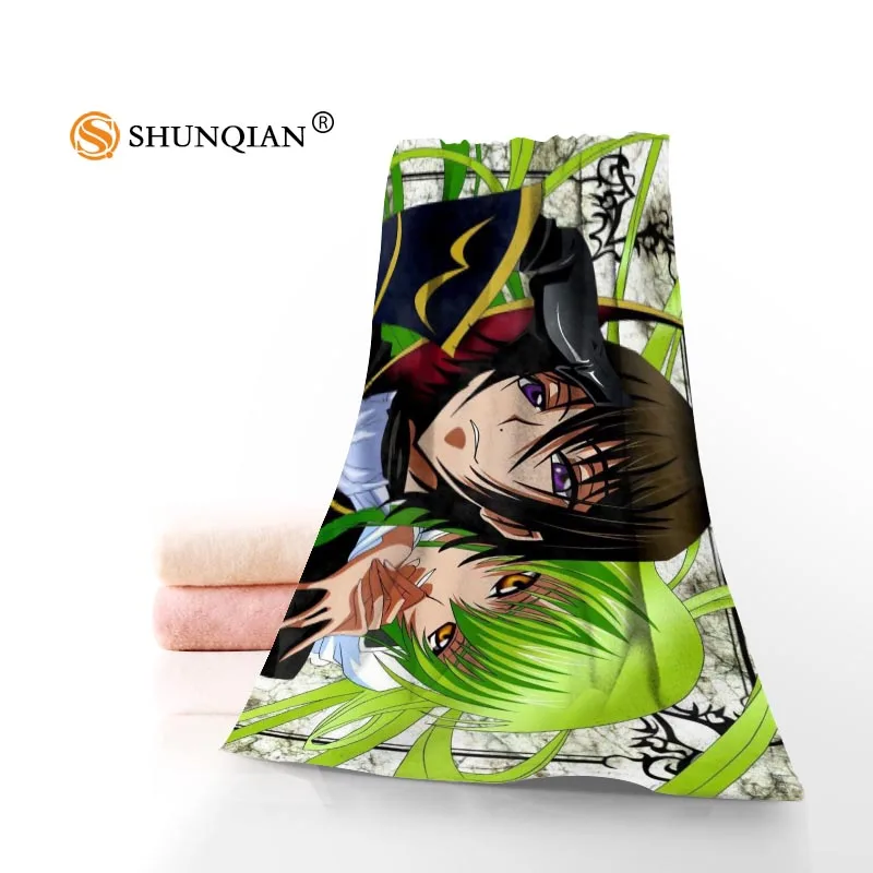 Новый пользовательский Code Geass полотенце с принтом Хлопковое полотенце/банные