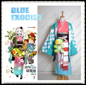 Одежда для косплея Ao no Exorcist, шиеми морияма, костюмы для косплеяженское кимоно полный комплект