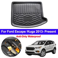 car rear trunk mat cargo tray boot liner carpet protector floor mats pad for ford escape kuga 2013 2014 2015 2016 2017 2018 2019