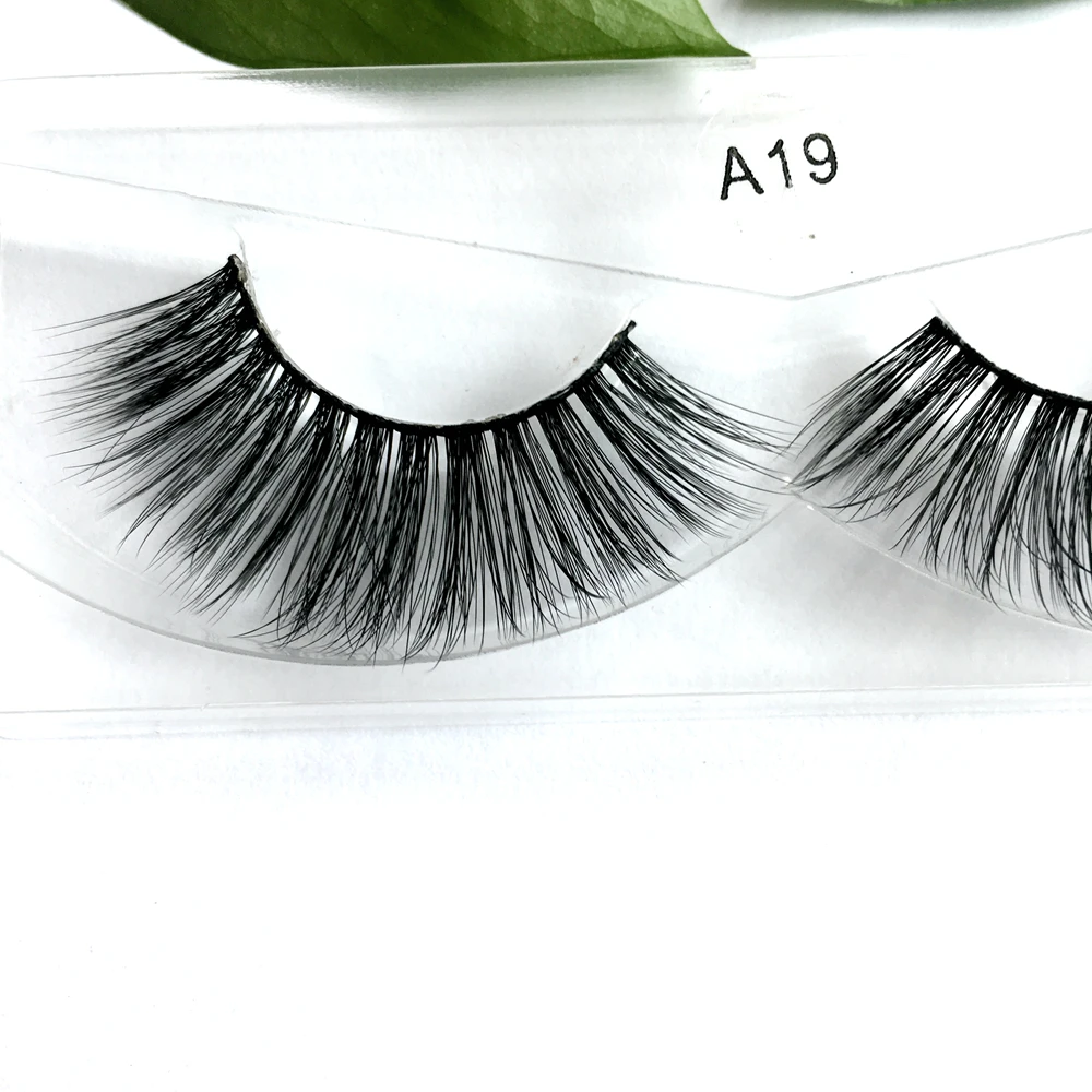 Ресницы из искусственной норки пушистые объемные ресницы 3D многослойный эффект