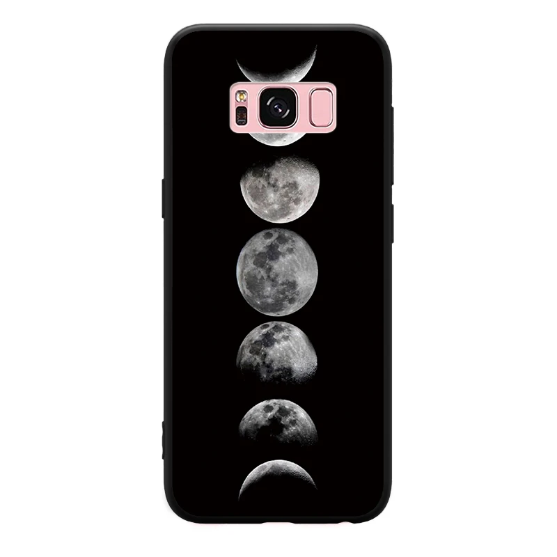 Vogue Cat Звездная луна ночь девушка шаблон для Samsung Galaxy A3 A5 A8 J3 J5 J7 2015 2016 2017 2018 жесткий