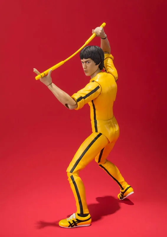 100% оригинал BANDAI Tamashii нациями S.H. Figuts (SHF) фигурка Брюс Ли (Желтый спортивный