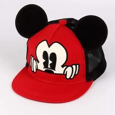 red- net cap BINGYUANHAOXUAN,, детские бейсболки для малышей на 3-8 лет, мультяшная регулируемая снэпбэк кепка для мальчиков и девочек, шапки, детскя кепка с плоским верхом в стиле хип-хоп - Цвет: red- net cap