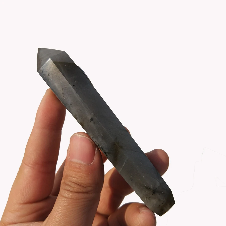 Прямая поставка оптовая продажа натуральный Лабрадорит Кристалл курительная