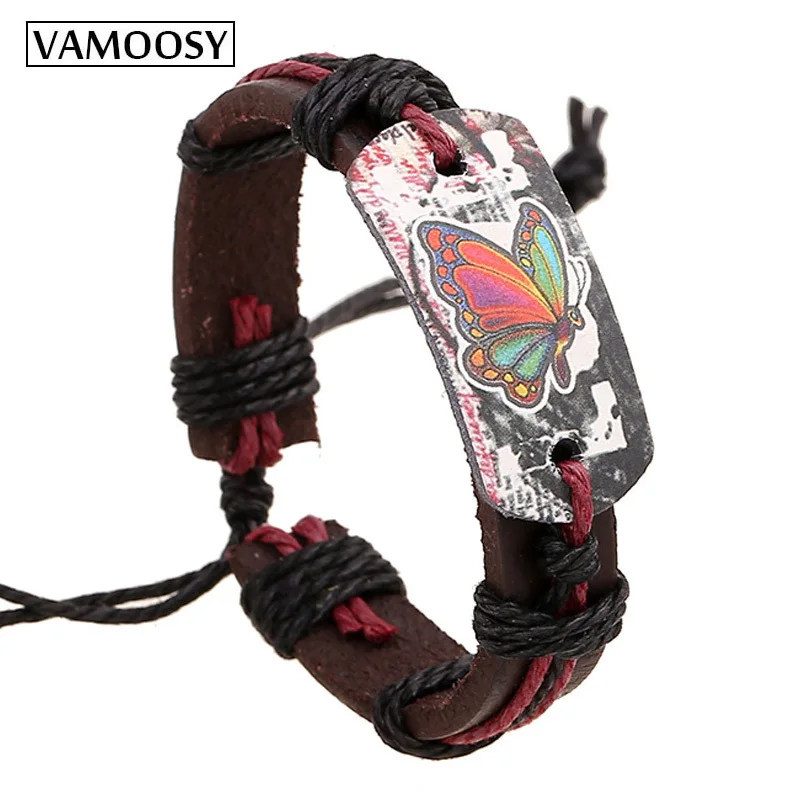 Женские и мужские браслеты с бабочками pulseras mujer moda 2018|Браслеты шармами| |