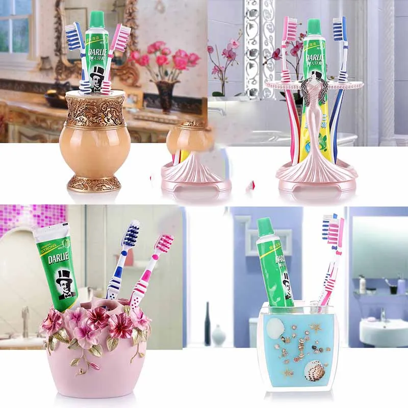 Набор картриджей для зубной щетки в ванной комнате креативный пасты чашки зубов