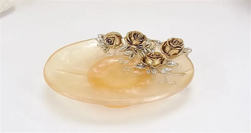 Розовый сад аксессуары для ванной комнаты 5 шт. изделия из смолы набор