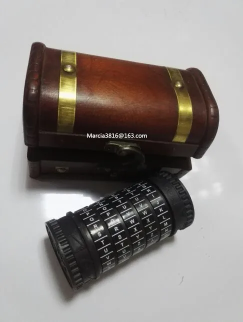Развивающие игрушки Изысканная деревянная коробка посылка металлический