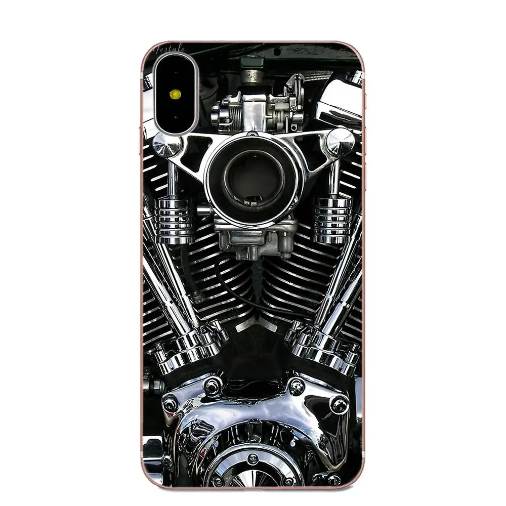 Classic Motorcycle Pattern Hard Phone Case For Apple iPhone 4 4S 5 5C 5S SE 6 6S 7 8 Plus X XS Max XR | Мобильные телефоны и